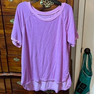 Purple casual top